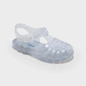 Cat & Jack Toddler Sunny Jelly Sparkly Glitter Fisherman Sandals size 9T